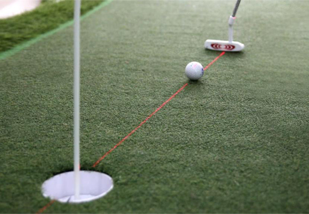 Golf Push Rod Laser Aiming Instrument