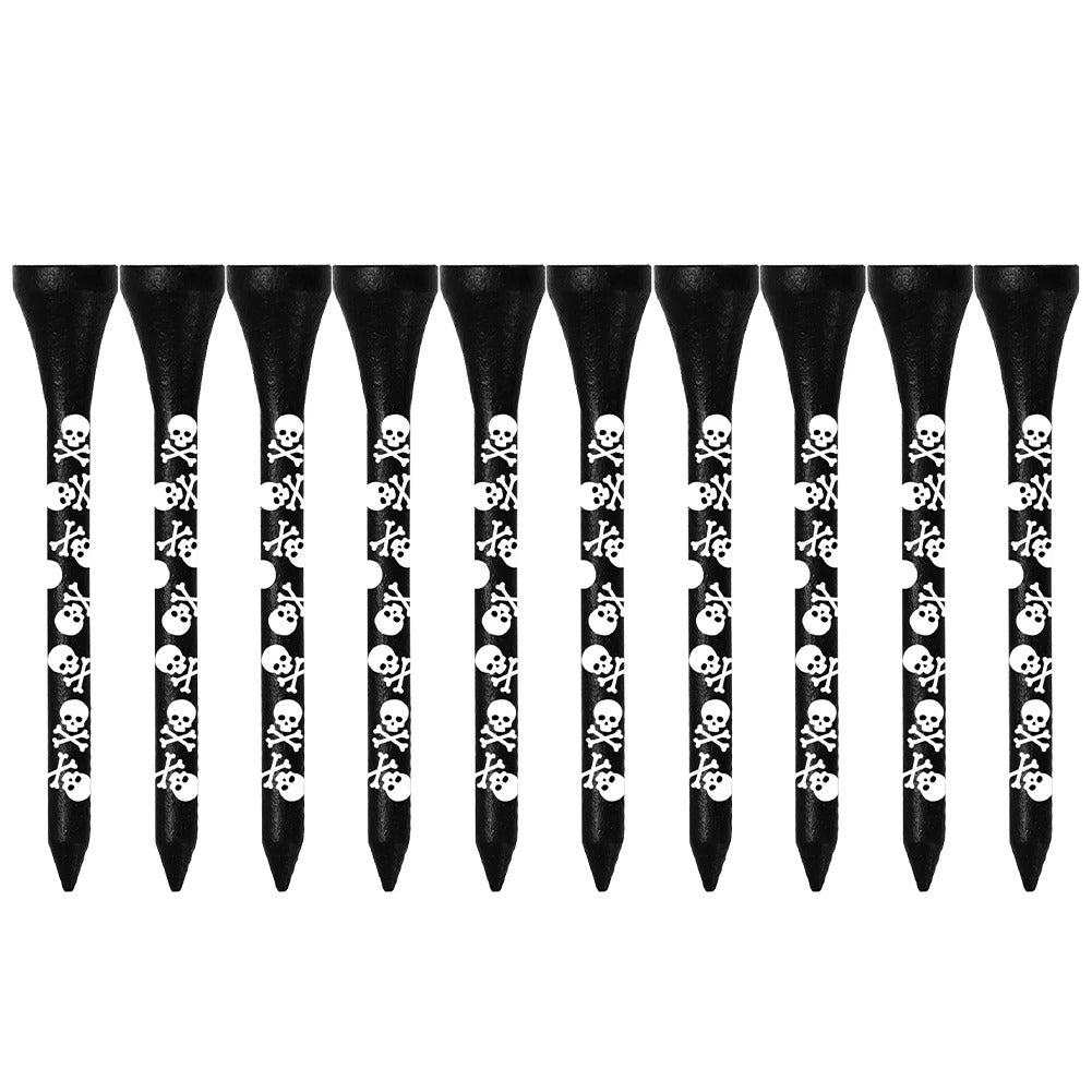 Golf Spike – Black Skull Print Dowel Pin Set