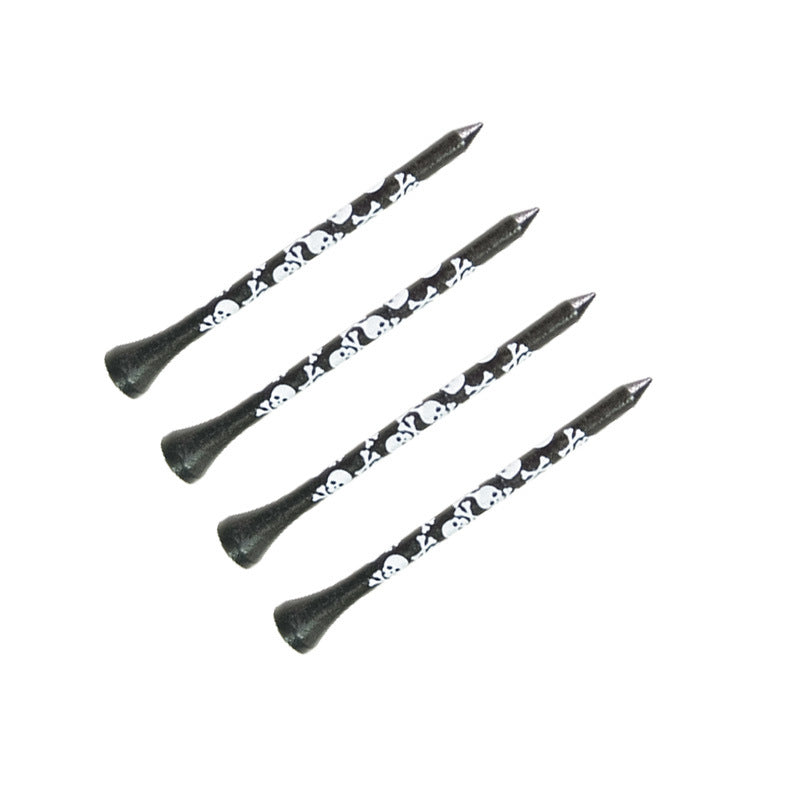 Golf Spike – Black Skull Print Dowel Pin Set