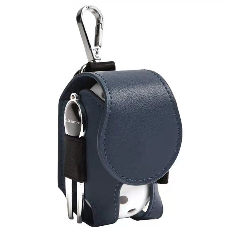Leather Golf Small Ball Bag