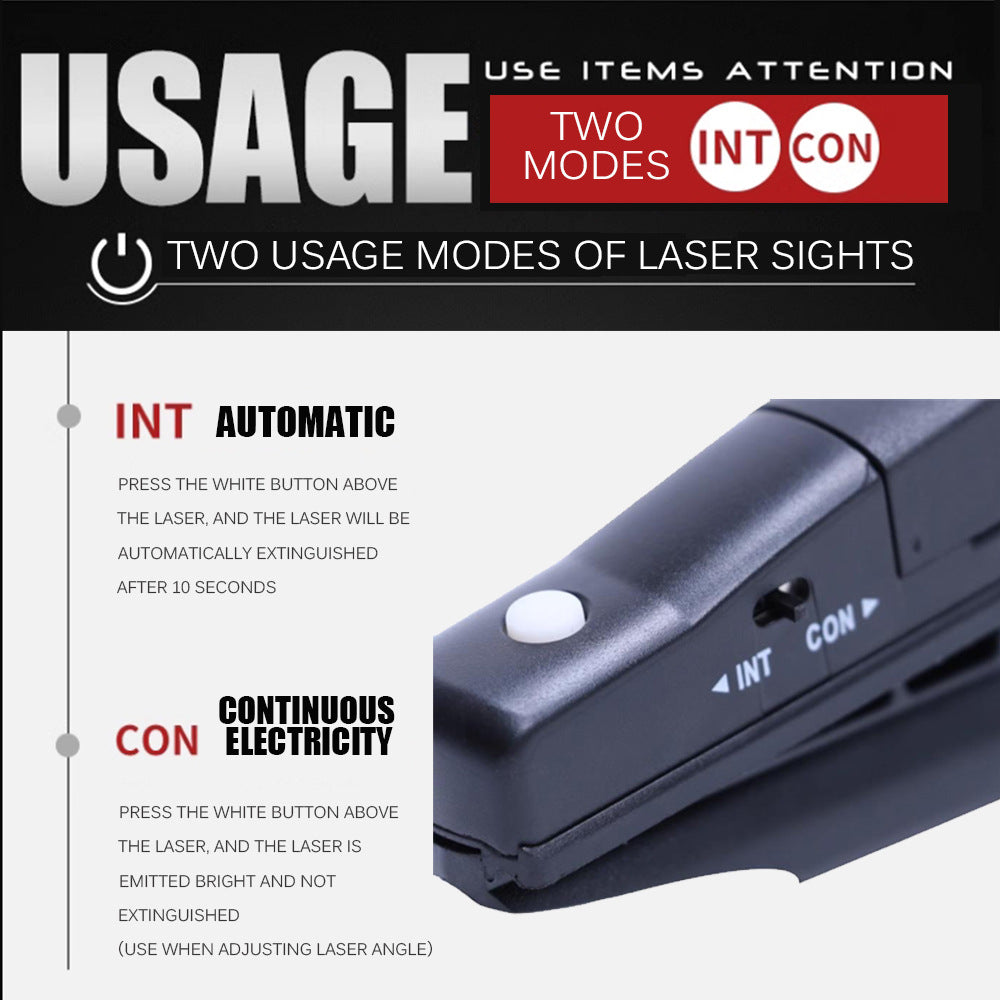 Golf Push Rod Laser Aiming Instrument
