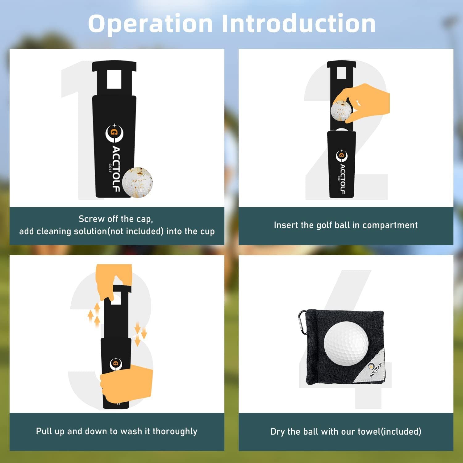 Golf Ball Cleaning Machine