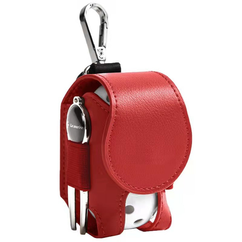 Leather Golf Small Ball Bag
