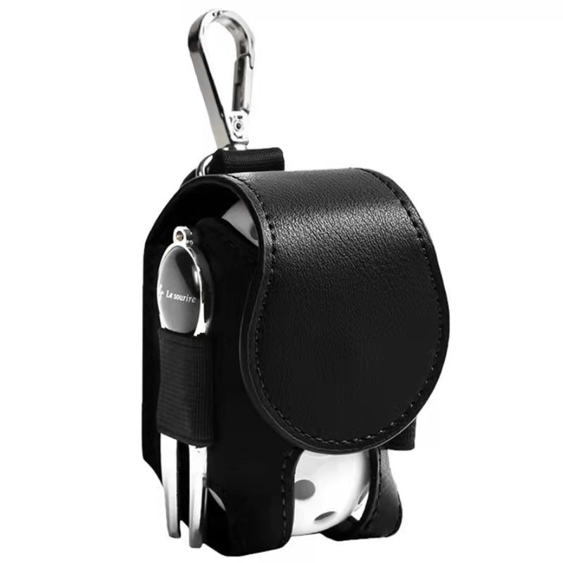 Leather Golf Small Ball Bag