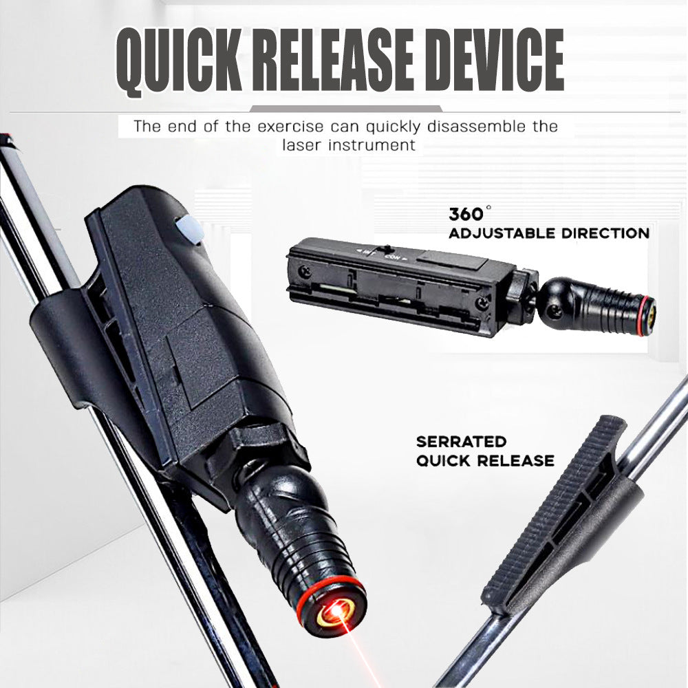 Golf Push Rod Laser Aiming Instrument